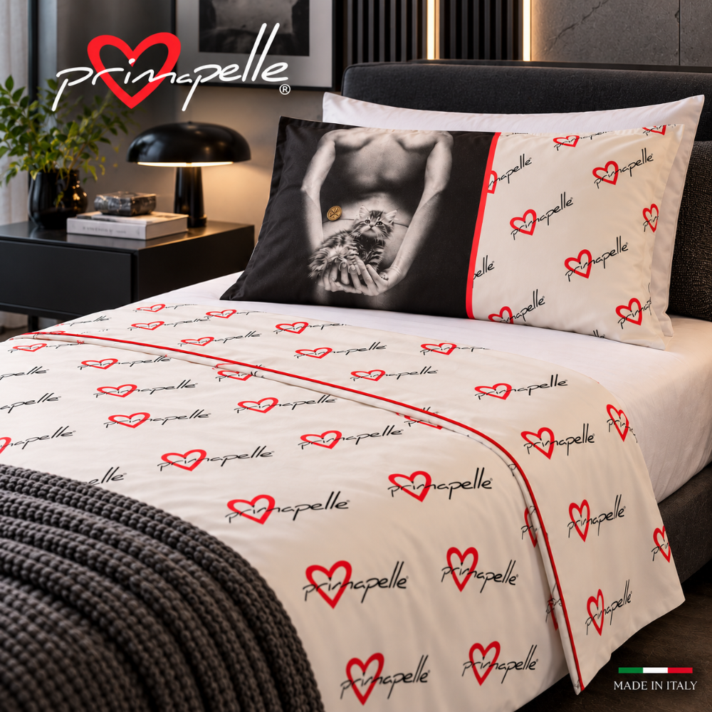 LocalShop24 - Completo lenzuola singolo in percalle