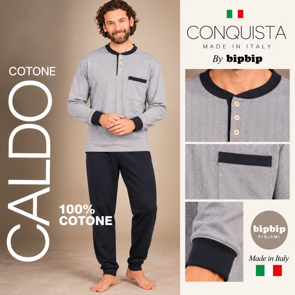 LocalShop24 - Pigiama uomo in caldo cotone Bip Bip
