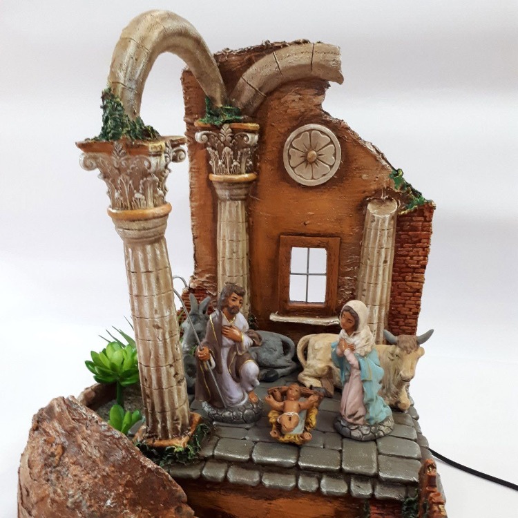 LocalShop24 - Presepe con colonne e archi